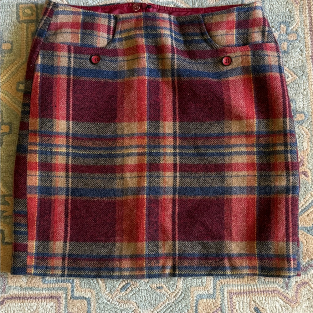 Vintage designer wool skirt